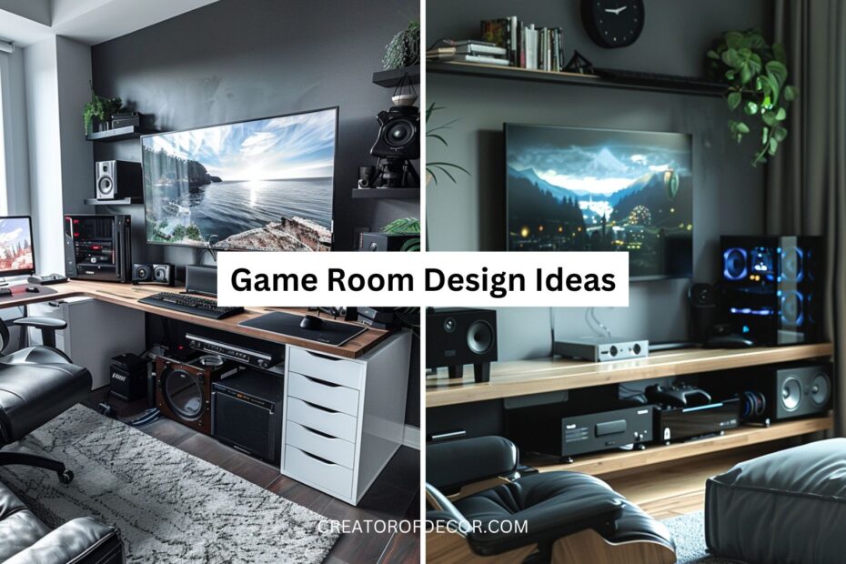 Game Room Design Ideas